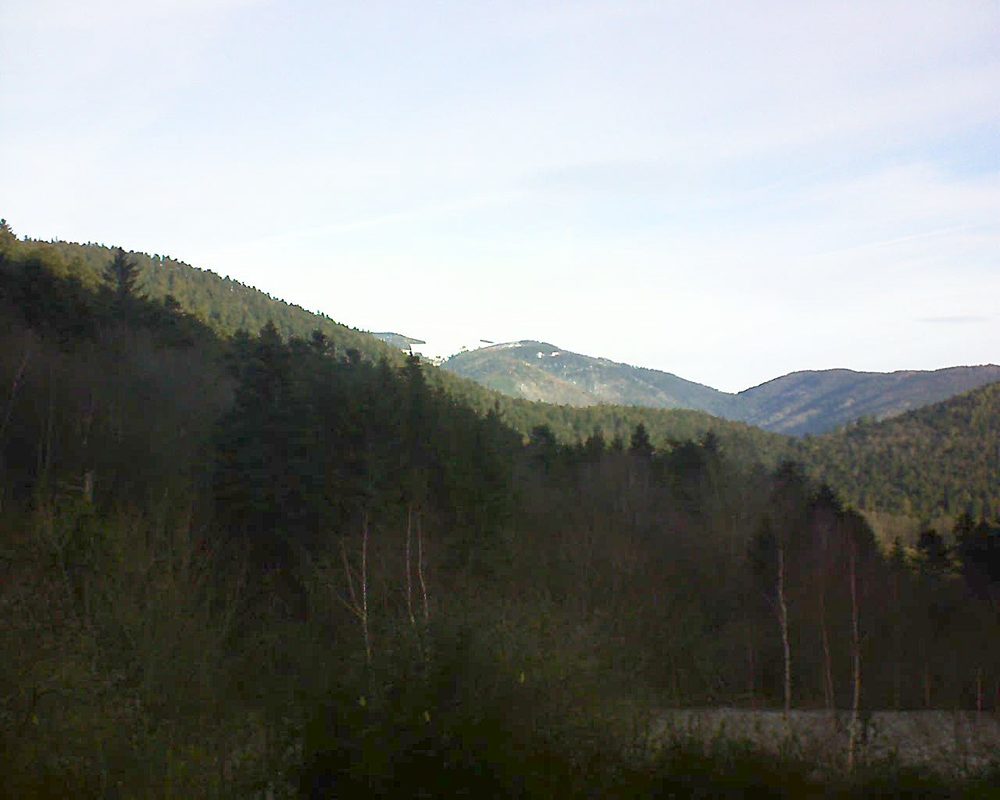Le petit ballon vu depuis le Domaine Langmatt à Murbach le 16.01.2019 à 10:00 Le petit ballon (Alsace, Vosges) le 16.01.2019 à 10:00