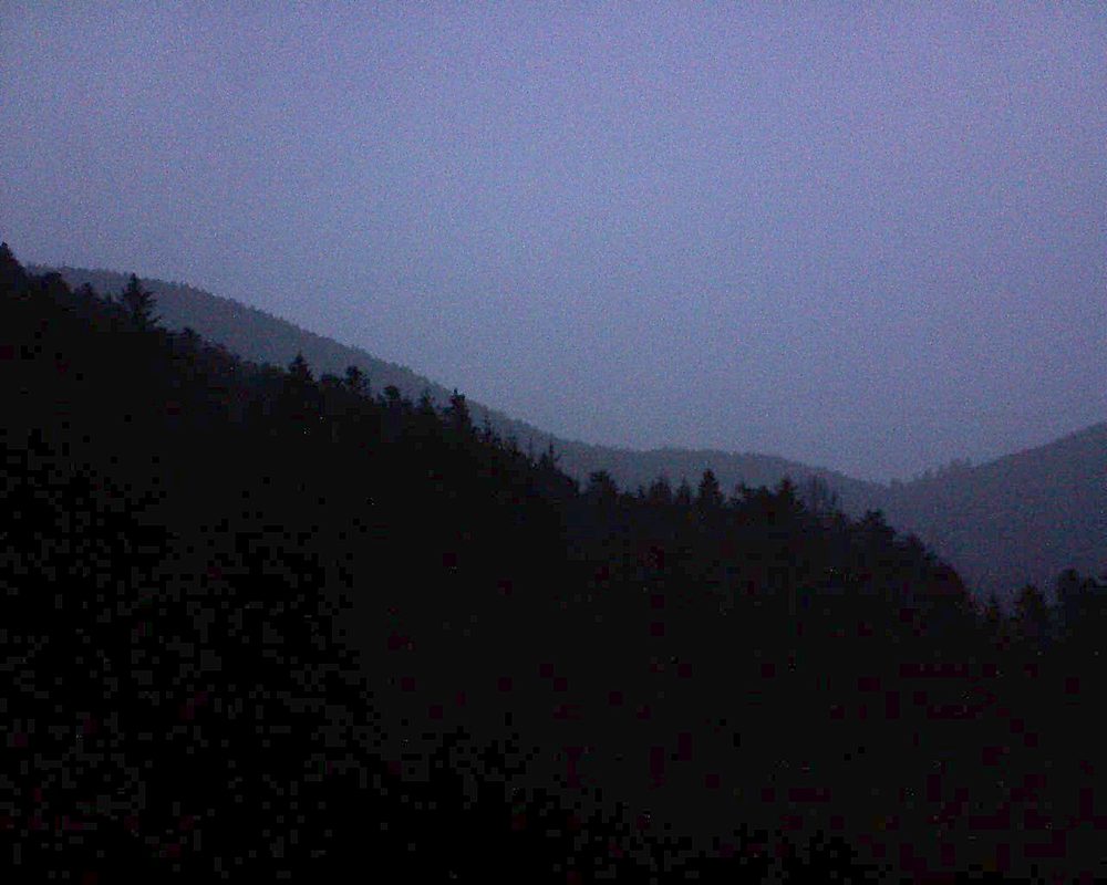 Le petit ballon vu depuis le Domaine Langmatt à Murbach le 17.01.2019 à 08:00 Le petit ballon (Alsace, Vosges) le 17.01.2019 à 08:00
