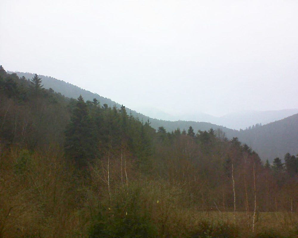 Le petit ballon vu depuis le Domaine Langmatt à Murbach le 17.01.2019 à 10:00 Le petit ballon (Alsace, Vosges) le 17.01.2019 à 10:00
