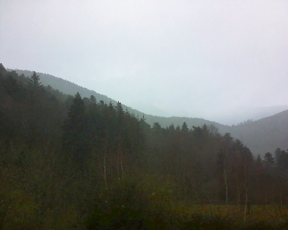 Le petit ballon vu depuis le Domaine Langmatt à Murbach le 17.01.2019 à 14:00 Le petit ballon (Alsace, Vosges) le 17.01.2019 à 14:00
