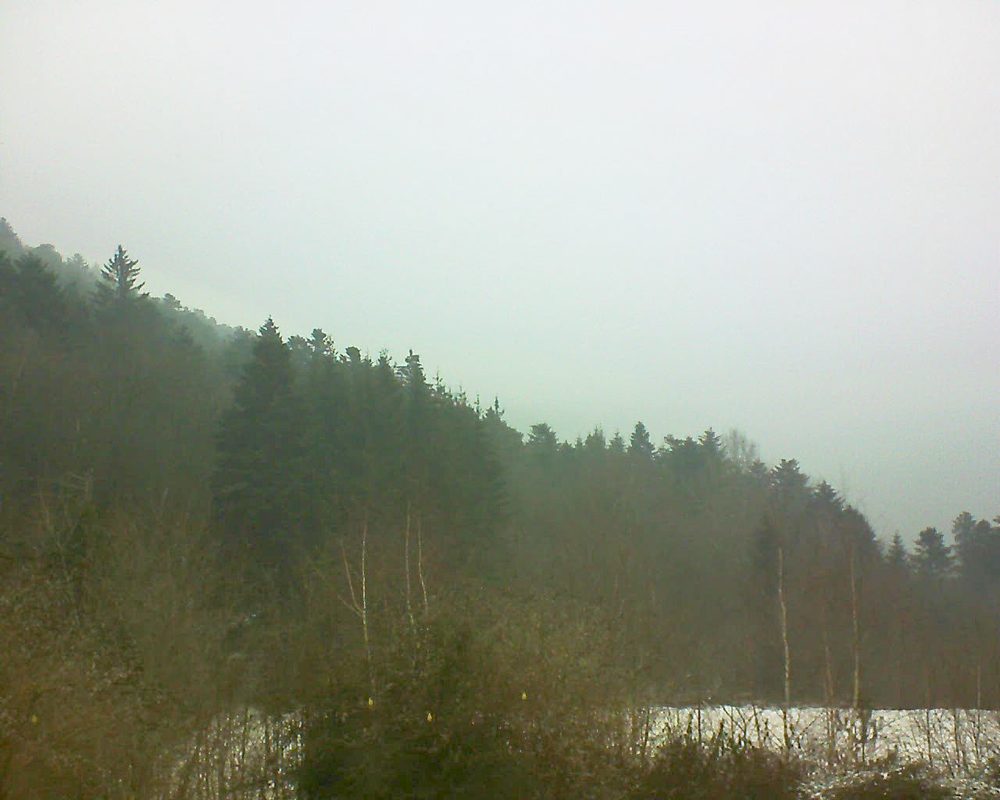 Le petit ballon vu depuis le Domaine Langmatt à Murbach le 21.01.2019 à 09:30 Le petit ballon (Alsace, Vosges) le 21.01.2019 à 09:30