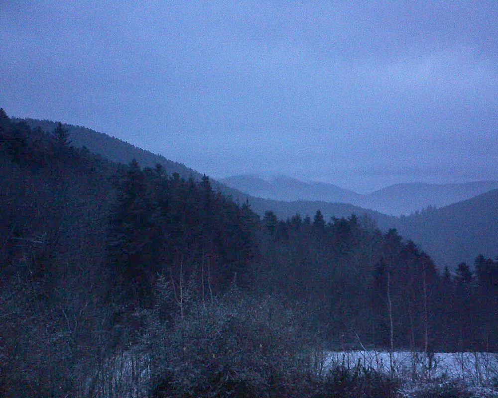 Le petit ballon vu depuis le Domaine Langmatt à Murbach le 23.01.2019 à 08:00 Le petit ballon (Alsace, Vosges) le 23.01.2019 à 08:00