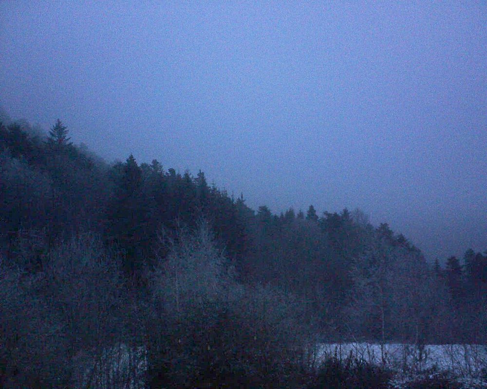 Le petit ballon vu depuis le Domaine Langmatt à Murbach le 24.01.2019 à 08:00 Le petit ballon (Alsace, Vosges) le 24.01.2019 à 08:00