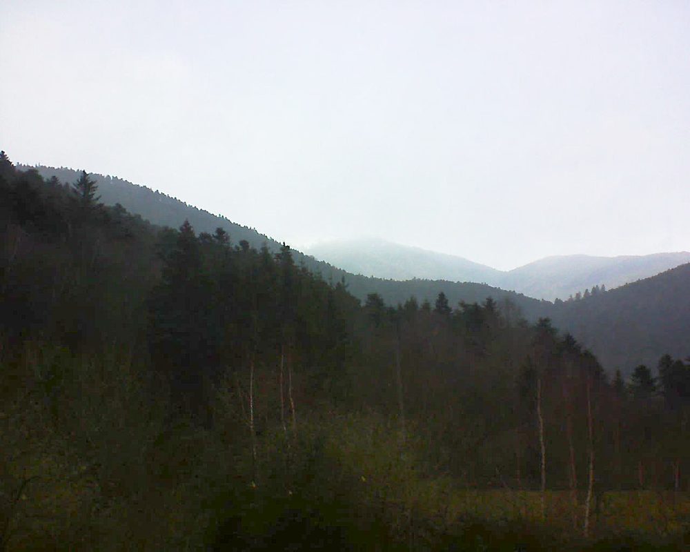 Le petit ballon vu depuis le Domaine Langmatt à Murbach le 27.01.2019 à 13:45 Le petit ballon (Alsace, Vosges) le 27.01.2019 à 13:45