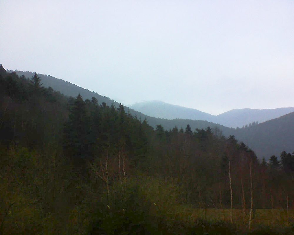 Le petit ballon vu depuis le Domaine Langmatt à Murbach le 27.01.2019 à 14:15 Le petit ballon (Alsace, Vosges) le 27.01.2019 à 14:15