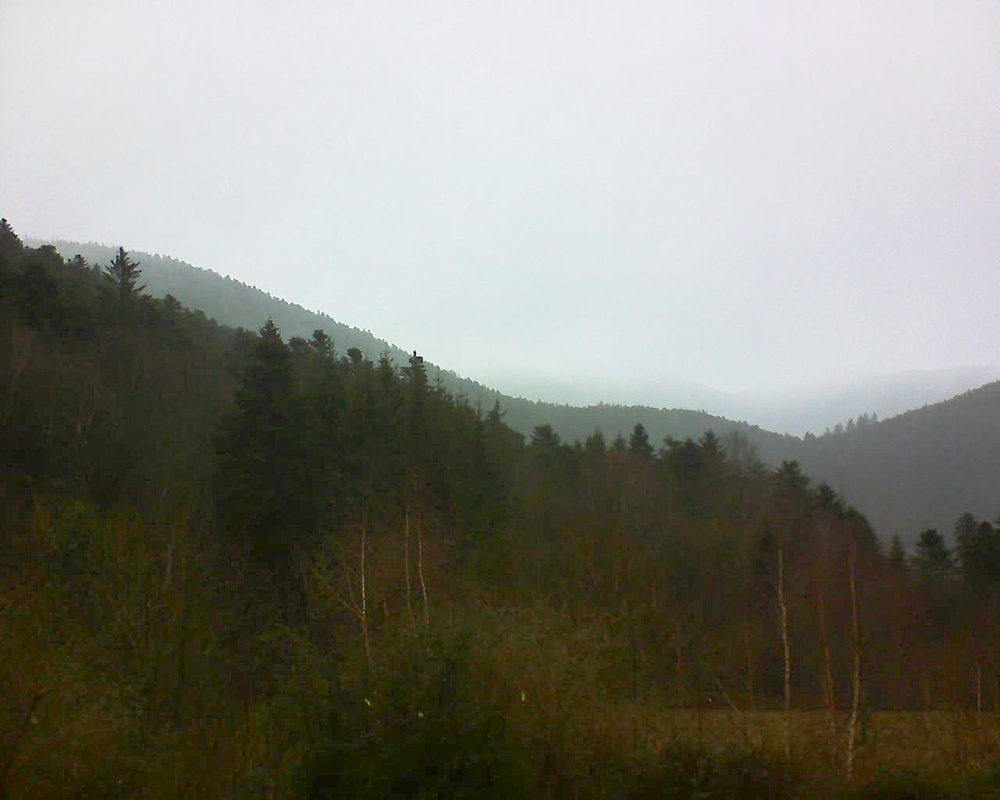 Le petit ballon vu depuis le Domaine Langmatt à Murbach le 27.01.2019 à 15:15 Le petit ballon (Alsace, Vosges) le 27.01.2019 à 15:15
