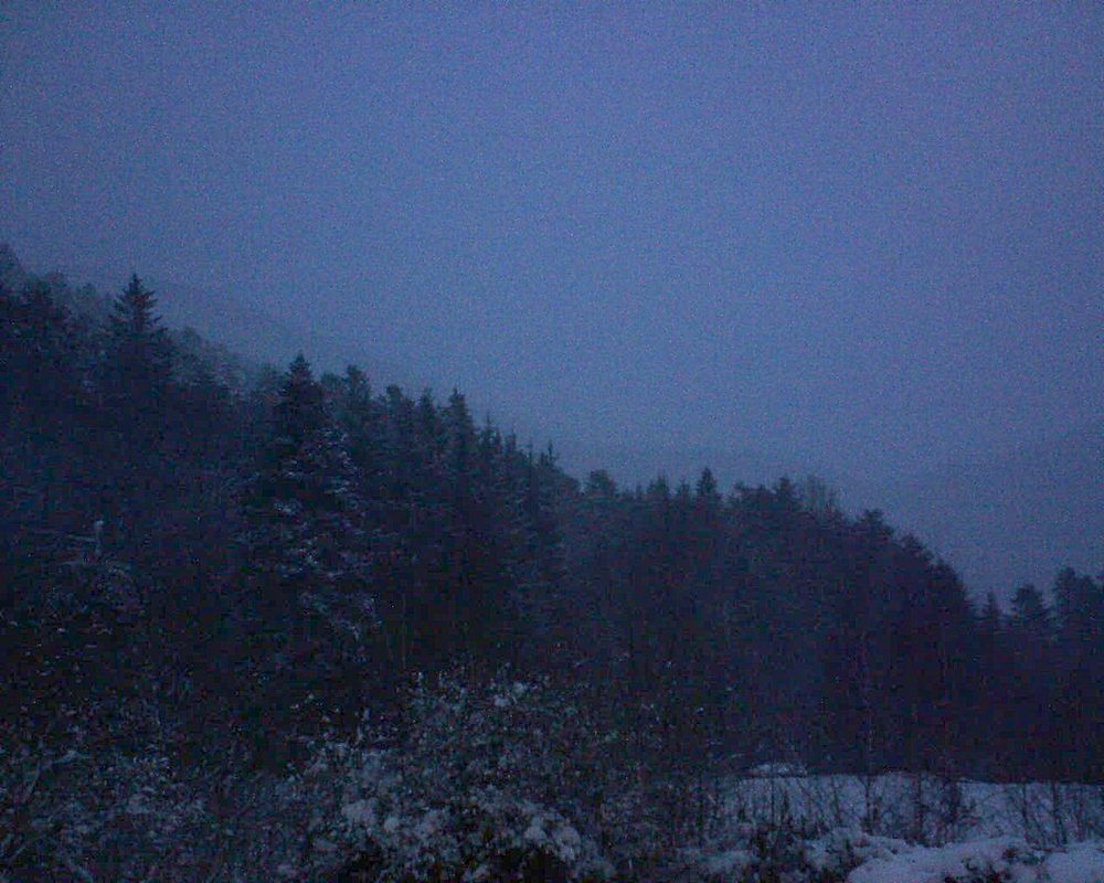 Le petit ballon vu depuis le Domaine Langmatt à Murbach le 28.01.2019 à 07:45 Le petit ballon (Alsace, Vosges) le 28.01.2019 à 07:45