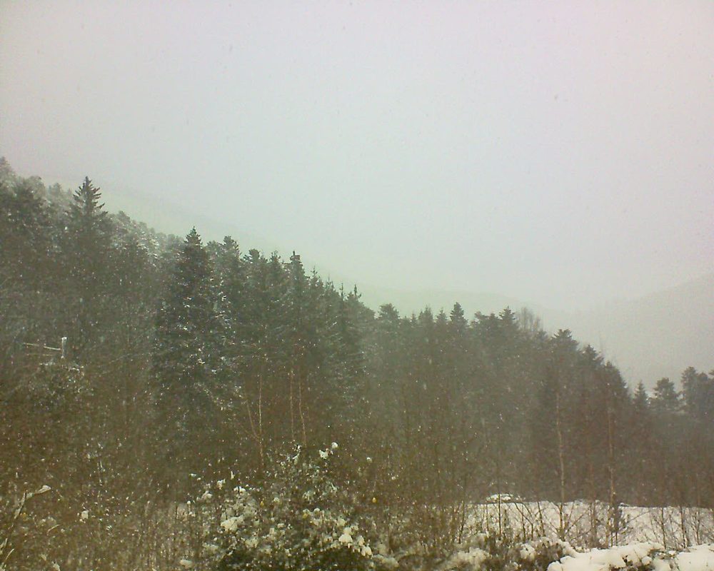 Le petit ballon vu depuis le Domaine Langmatt à Murbach le 28.01.2019 à 09:45 Le petit ballon (Alsace, Vosges) le 28.01.2019 à 09:45