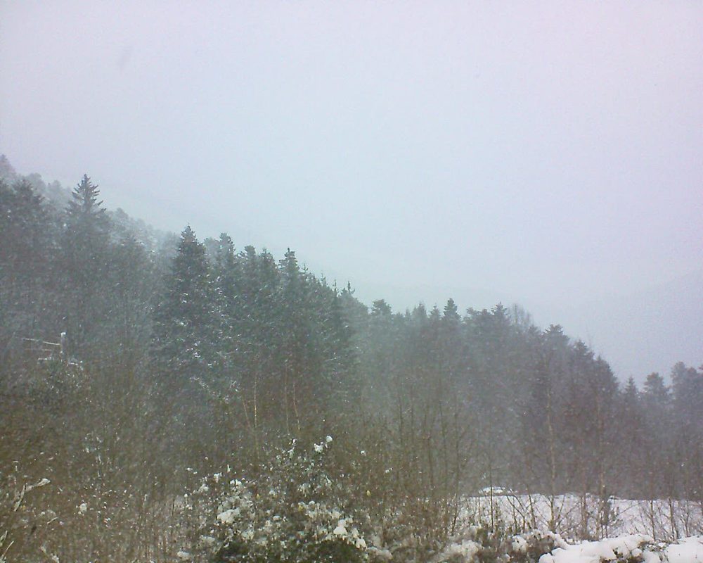 Le petit ballon vu depuis le Domaine Langmatt à Murbach le 28.01.2019 à 10:00 Le petit ballon (Alsace, Vosges) le 28.01.2019 à 10:00