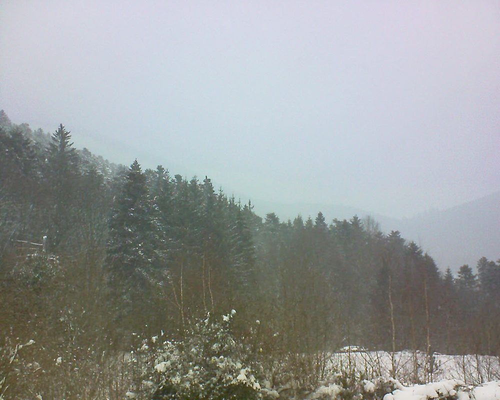 Le petit ballon vu depuis le Domaine Langmatt à Murbach le 28.01.2019 à 10:45 Le petit ballon (Alsace, Vosges) le 28.01.2019 à 10:45