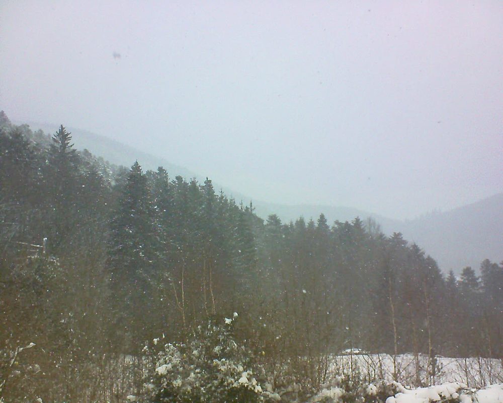 Le petit ballon vu depuis le Domaine Langmatt à Murbach le 28.01.2019 à 11:30 Le petit ballon (Alsace, Vosges) le 28.01.2019 à 11:30