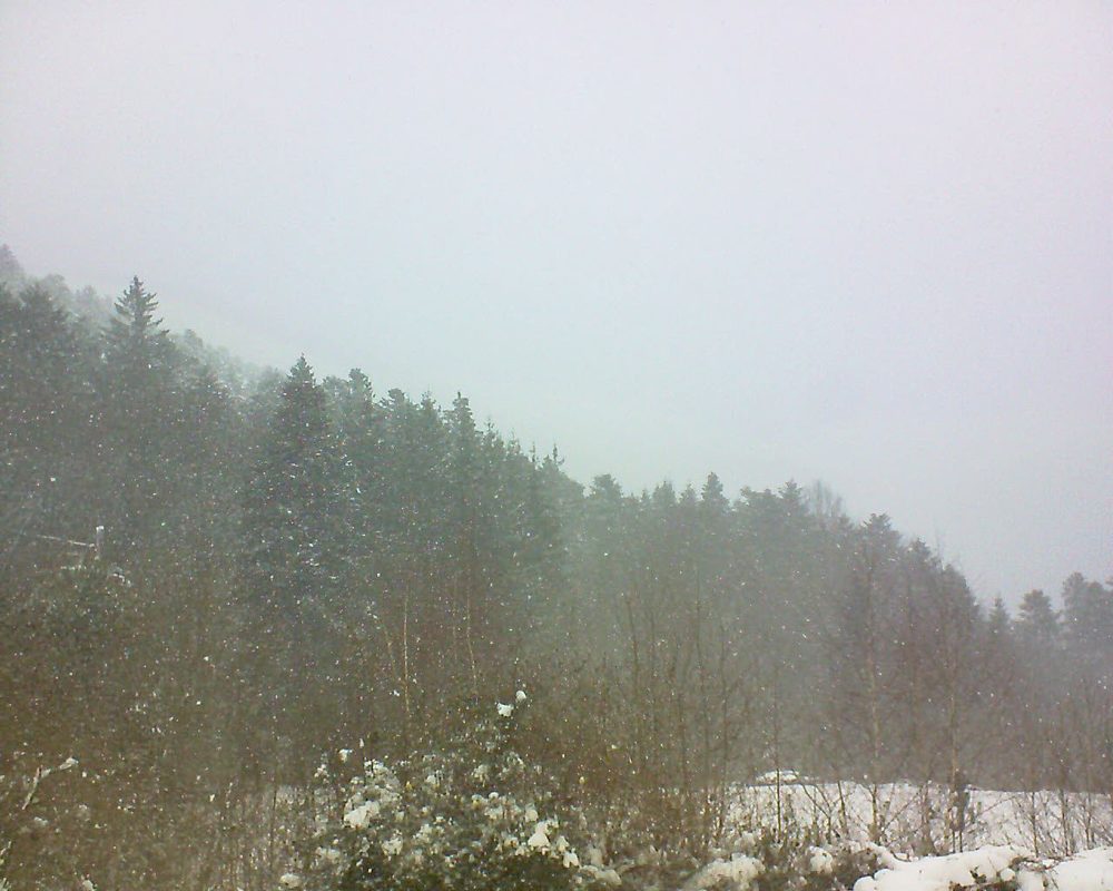 Le petit ballon vu depuis le Domaine Langmatt à Murbach le 28.01.2019 à 12:45 Le petit ballon (Alsace, Vosges) le 28.01.2019 à 12:45