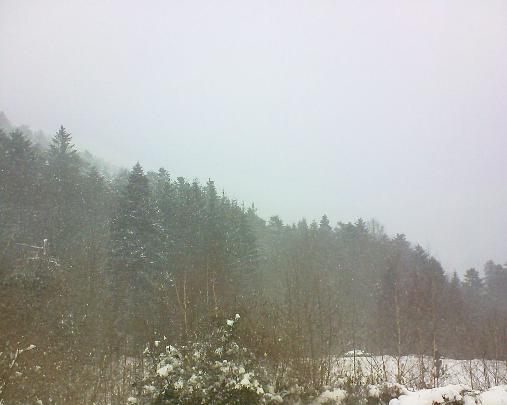 Le petit ballon vu depuis le Domaine Langmatt à Murbach le 28.01.2019 à 13:00 Le petit ballon (Alsace, Vosges) le 28.01.2019 à 13:00