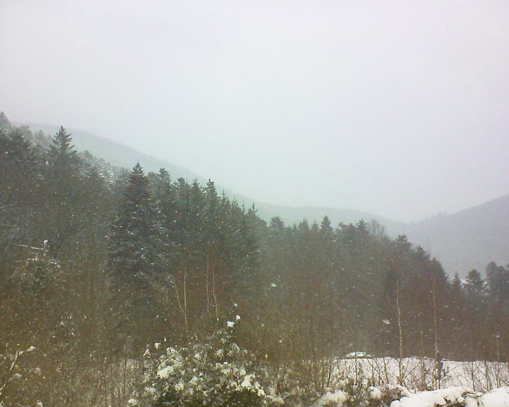 Le petit ballon vu depuis le Domaine Langmatt à Murbach le 28.01.2019 à 13:15 Le petit ballon (Alsace, Vosges) le 28.01.2019 à 13:15