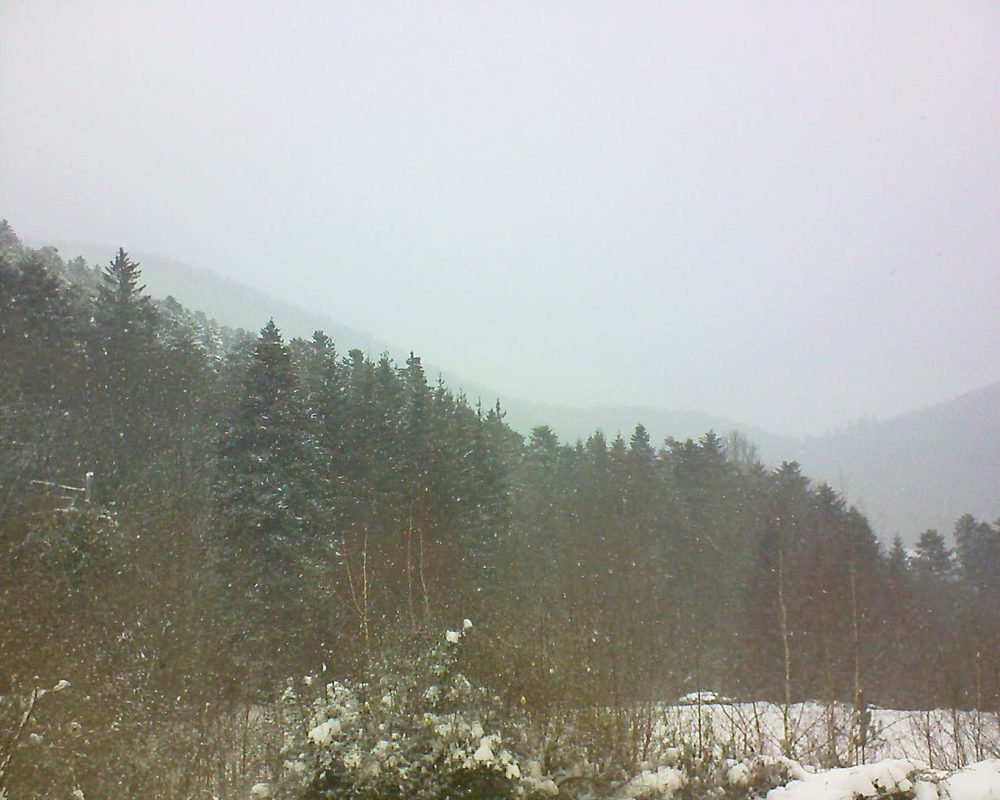 Le petit ballon vu depuis le Domaine Langmatt à Murbach le 28.01.2019 à 14:30 Le petit ballon (Alsace, Vosges) le 28.01.2019 à 14:30