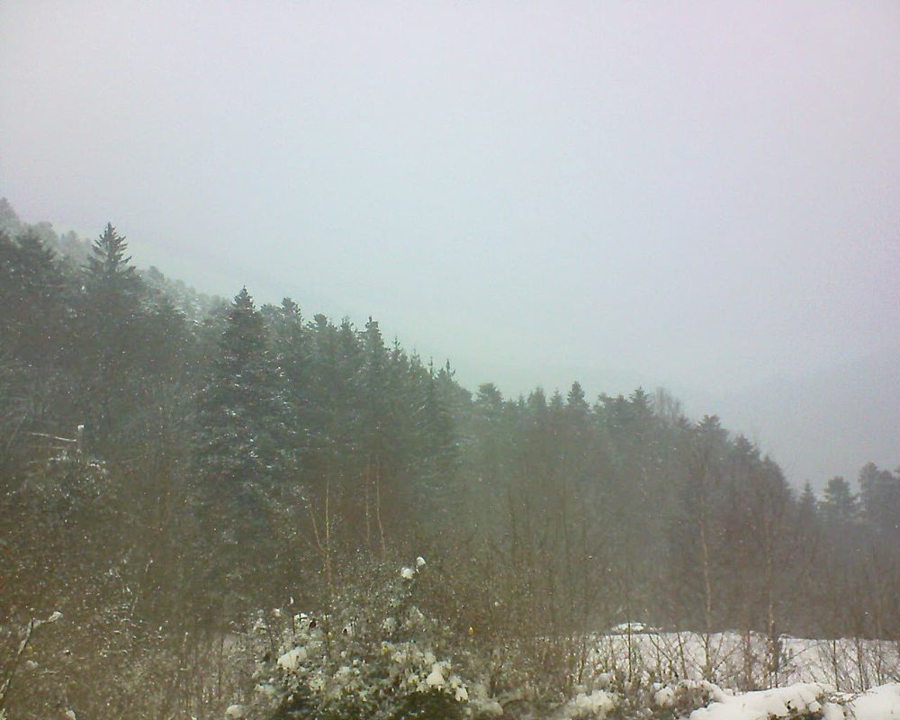 Le petit ballon vu depuis le Domaine Langmatt à Murbach le 28.01.2019 à 15:15 Le petit ballon (Alsace, Vosges) le 28.01.2019 à 15:15