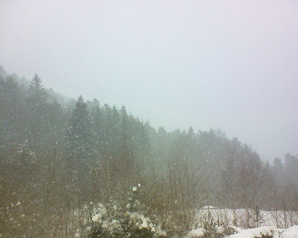 Le petit ballon vu depuis le Domaine Langmatt à Murbach le 30.01.2019 à 09:30 Le petit ballon (Alsace, Vosges) le 30.01.2019 à 09:30