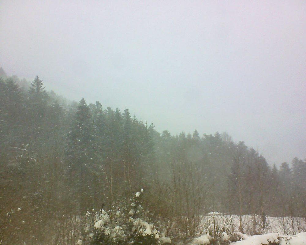 Le petit ballon vu depuis le Domaine Langmatt à Murbach le 30.01.2019 à 10:15 Le petit ballon (Alsace, Vosges) le 30.01.2019 à 10:15