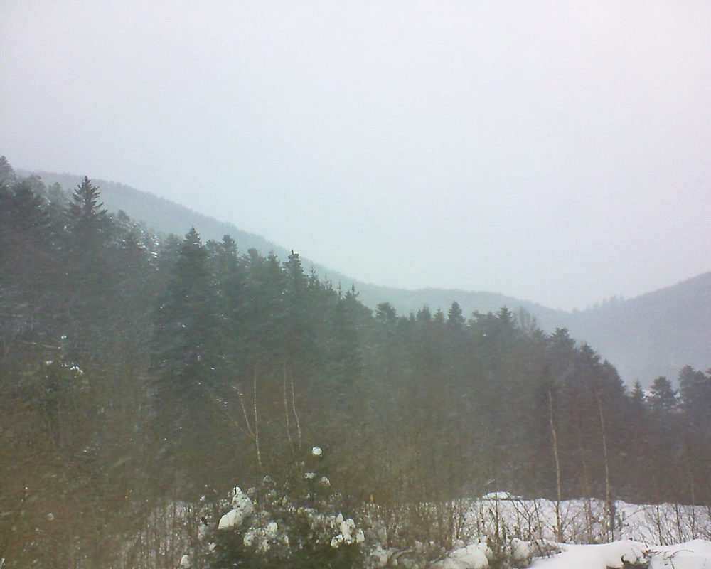 Le petit ballon vu depuis le Domaine Langmatt à Murbach le 30.01.2019 à 14:45 Le petit ballon (Alsace, Vosges) le 30.01.2019 à 14:45
