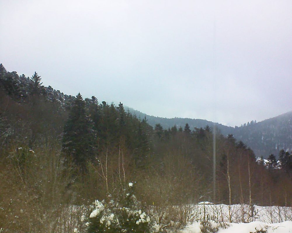Le petit ballon vu depuis le Domaine Langmatt à Murbach le 31.01.2019 à 15:00 Le petit ballon (Alsace, Vosges) le 31.01.2019 à 15:00