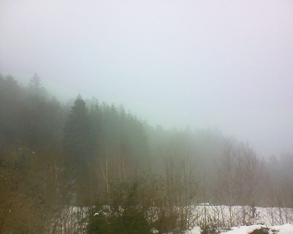 Le petit ballon vu depuis le Domaine Langmatt à Murbach le 01.02.2019 à 10:15 Le petit ballon (Alsace, Vosges) le 01.02.2019 à 10:15