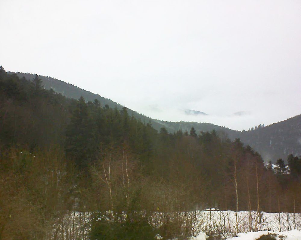 Le petit ballon vu depuis le Domaine Langmatt à Murbach le 01.02.2019 à 11:15 Le petit ballon (Alsace, Vosges) le 01.02.2019 à 11:15