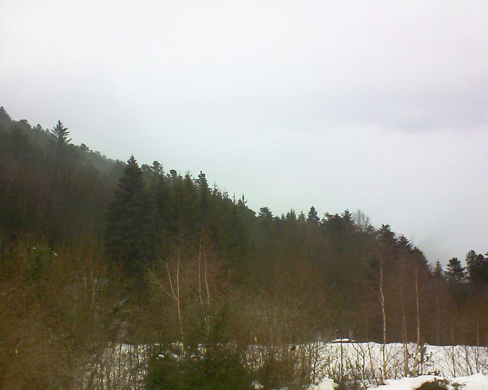 Le petit ballon vu depuis le Domaine Langmatt à Murbach le 01.02.2019 à 12:00 Le petit ballon (Alsace, Vosges) le 01.02.2019 à 12:00