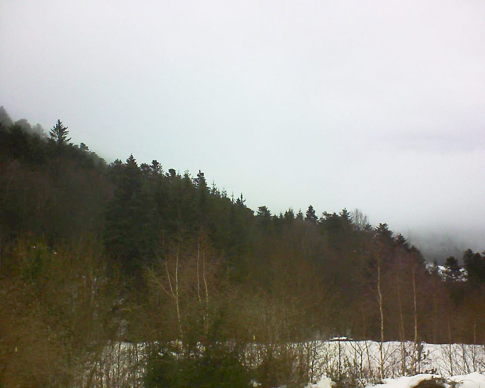 Le petit ballon vu depuis le Domaine Langmatt à Murbach le 01.02.2019 à 13:15 Le petit ballon (Alsace, Vosges) le 01.02.2019 à 13:15