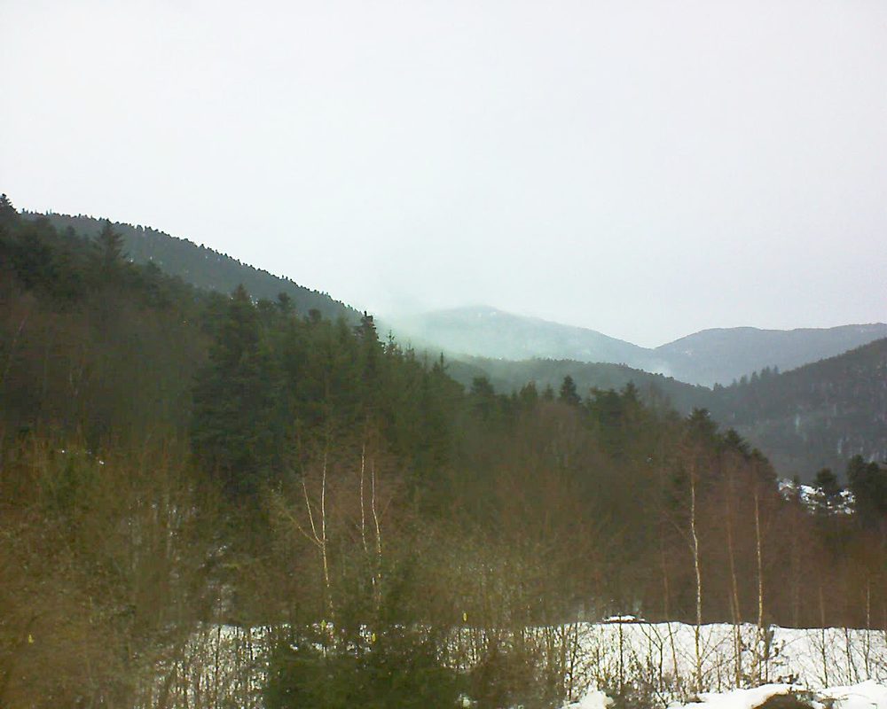Le petit ballon vu depuis le Domaine Langmatt à Murbach le 01.02.2019 à 14:15 Le petit ballon (Alsace, Vosges) le 01.02.2019 à 14:15