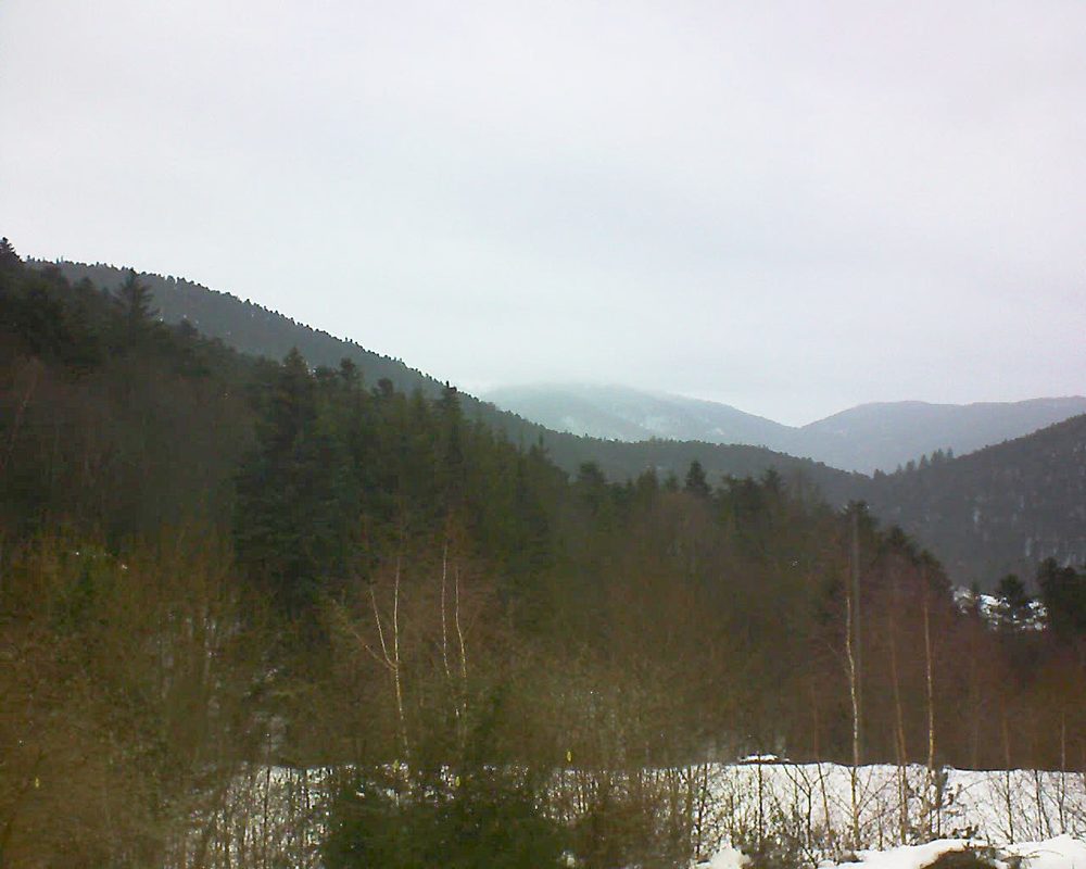 Le petit ballon vu depuis le Domaine Langmatt à Murbach le 01.02.2019 à 15:00 Le petit ballon (Alsace, Vosges) le 01.02.2019 à 15:00