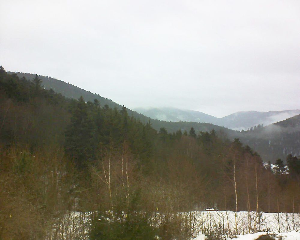 Le petit ballon vu depuis le Domaine Langmatt à Murbach le 01.02.2019 à 15:15 Le petit ballon (Alsace, Vosges) le 01.02.2019 à 15:15