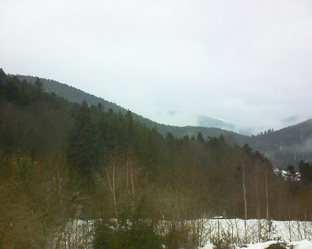 Le petit ballon vu depuis le Domaine Langmatt à Murbach le 01.02.2019 à 15:30 Le petit ballon (Alsace, Vosges) le 01.02.2019 à 15:30