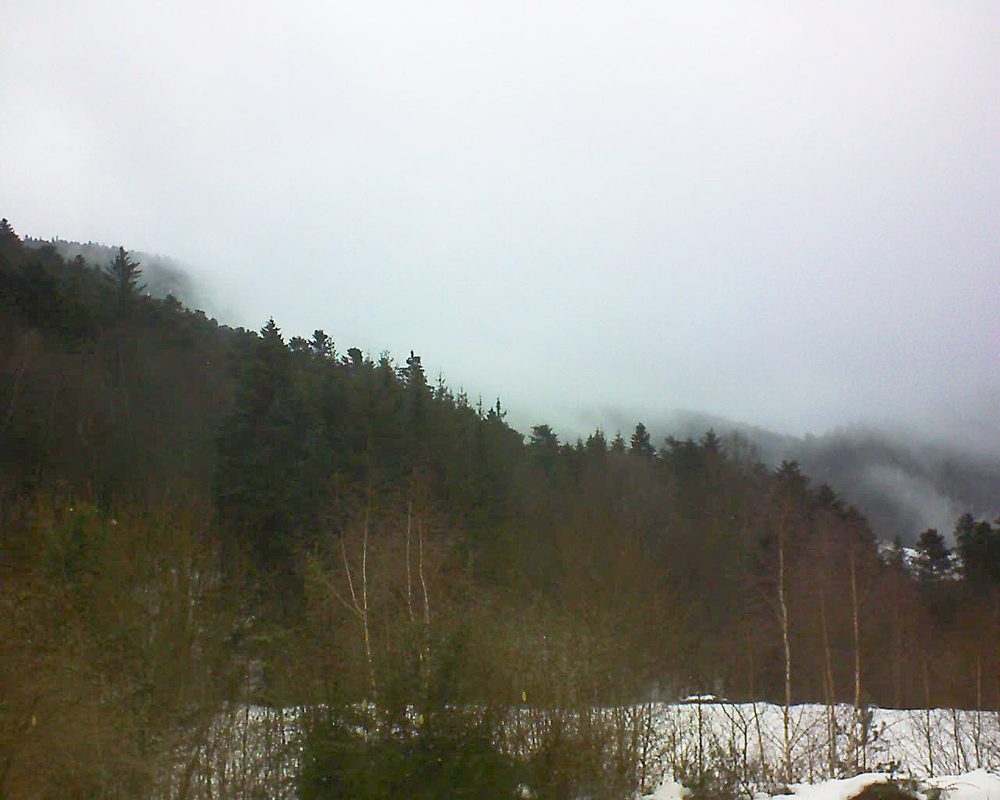 Le petit ballon vu depuis le Domaine Langmatt à Murbach le 01.02.2019 à 15:45 Le petit ballon (Alsace, Vosges) le 01.02.2019 à 15:45