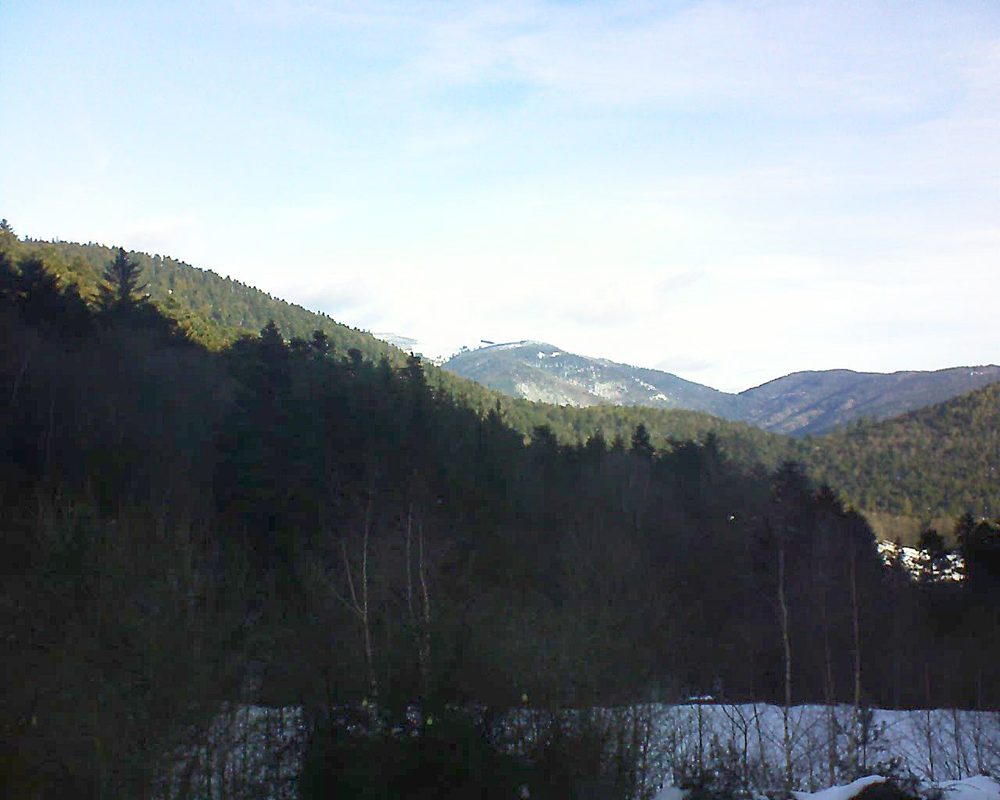 Le petit ballon vu depuis le Domaine Langmatt à Murbach le 02.02.2019 à 10:00 Le petit ballon (Alsace, Vosges) le 02.02.2019 à 10:00