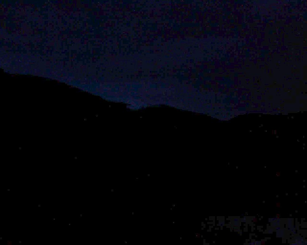 Le petit ballon vu depuis le Domaine Langmatt à Murbach le 02.02.2019 à 18:00 Le petit ballon (Alsace, Vosges) le 02.02.2019 à 18:00