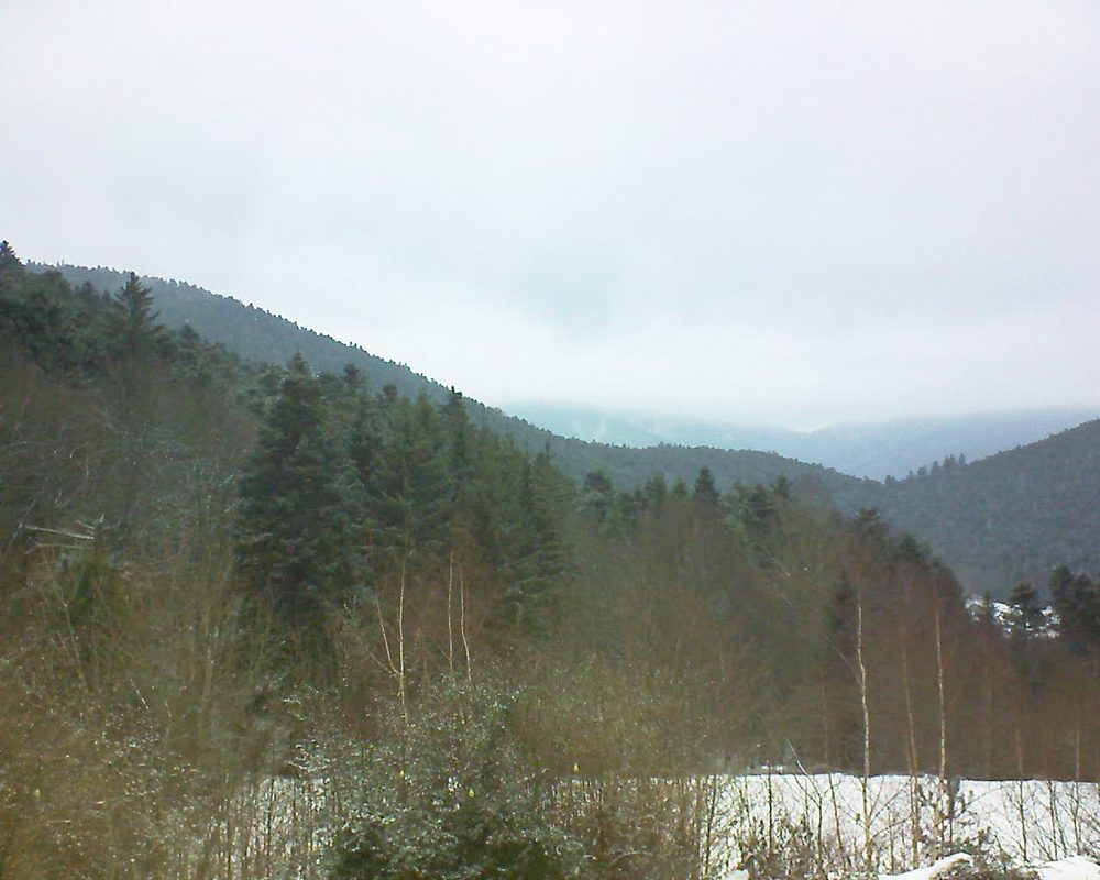 Le petit ballon vu depuis le Domaine Langmatt à Murbach le 03.02.2019 à 10:15 Le petit ballon (Alsace, Vosges) le 03.02.2019 à 10:15