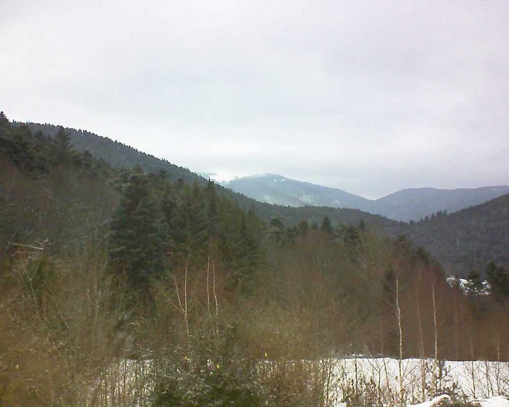 Le petit ballon vu depuis le Domaine Langmatt à Murbach le 03.02.2019 à 13:00 Le petit ballon (Alsace, Vosges) le 03.02.2019 à 13:00