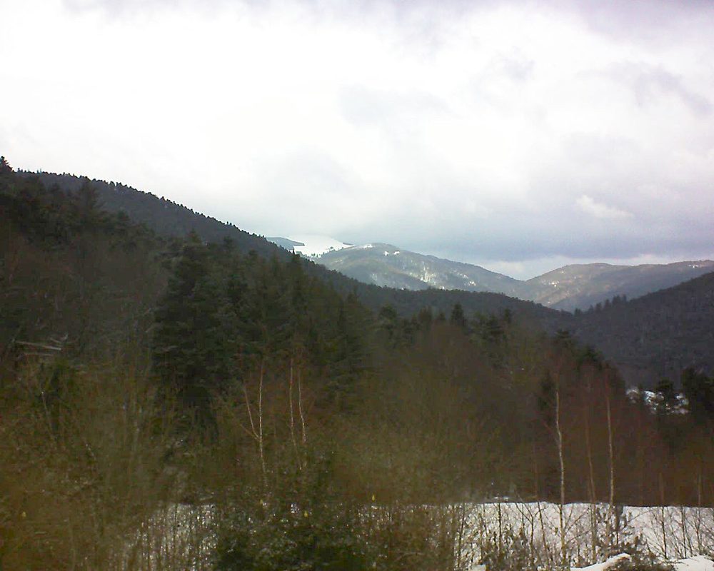Le petit ballon vu depuis le Domaine Langmatt à Murbach le 03.02.2019 à 13:45 Le petit ballon (Alsace, Vosges) le 03.02.2019 à 13:45
