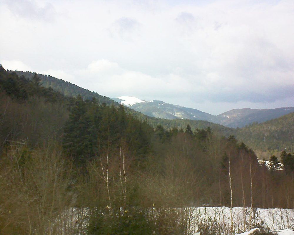 Le petit ballon vu depuis le Domaine Langmatt à Murbach le 03.02.2019 à 15:30 Le petit ballon (Alsace, Vosges) le 03.02.2019 à 15:30