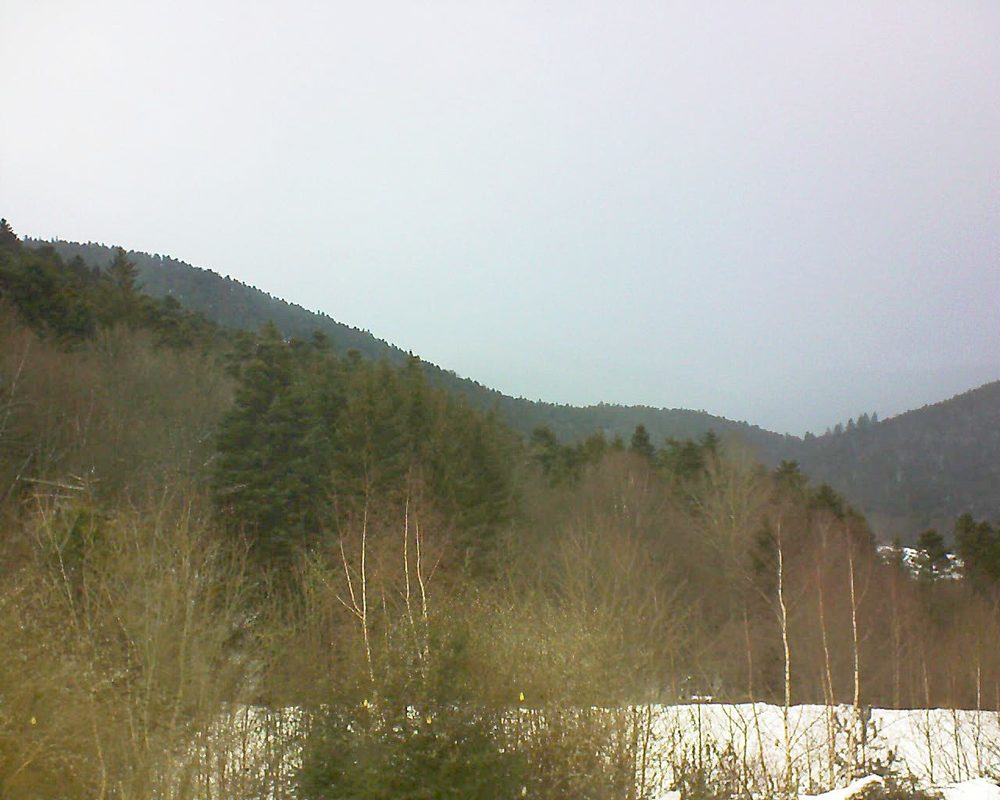 Le petit ballon vu depuis le Domaine Langmatt à Murbach le 03.02.2019 à 16:15 Le petit ballon (Alsace, Vosges) le 03.02.2019 à 16:15