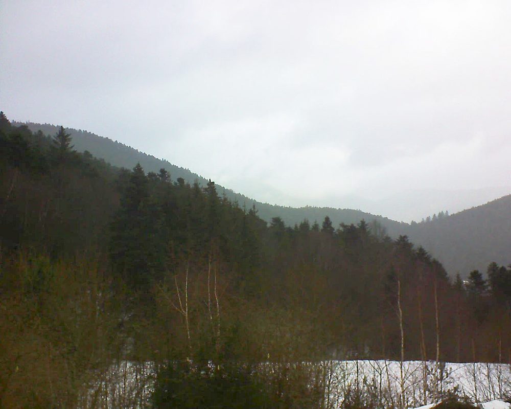 Le petit ballon vu depuis le Domaine Langmatt à Murbach le 07.02.2019 à 13:15 Le petit ballon (Alsace, Vosges) le 07.02.2019 à 13:15