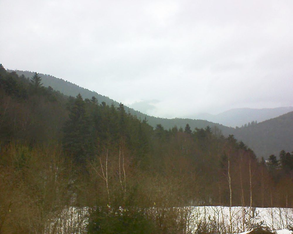 Le petit ballon vu depuis le Domaine Langmatt à Murbach le 07.02.2019 à 14:30 Le petit ballon (Alsace, Vosges) le 07.02.2019 à 14:30