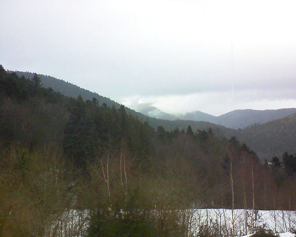 Le petit ballon vu depuis le Domaine Langmatt à Murbach le 07.02.2019 à 15:00 Le petit ballon (Alsace, Vosges) le 07.02.2019 à 15:00