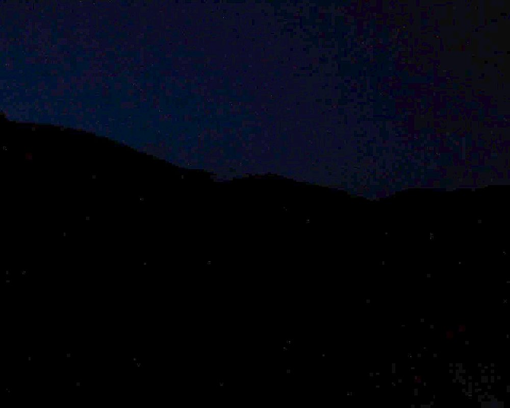 Le petit ballon vu depuis le Domaine Langmatt à Murbach le 07.02.2019 à 18:15 Le petit ballon (Alsace, Vosges) le 07.02.2019 à 18:15