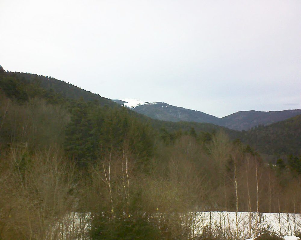 Le petit ballon vu depuis le Domaine Langmatt à Murbach le 08.02.2019 à 14:30 Le petit ballon (Alsace, Vosges) le 08.02.2019 à 14:30