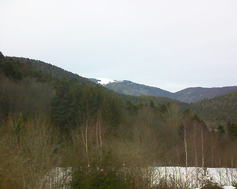 Le petit ballon vu depuis le Domaine Langmatt à Murbach le 08.02.2019 à 15:30 Le petit ballon (Alsace, Vosges) le 08.02.2019 à 15:30
