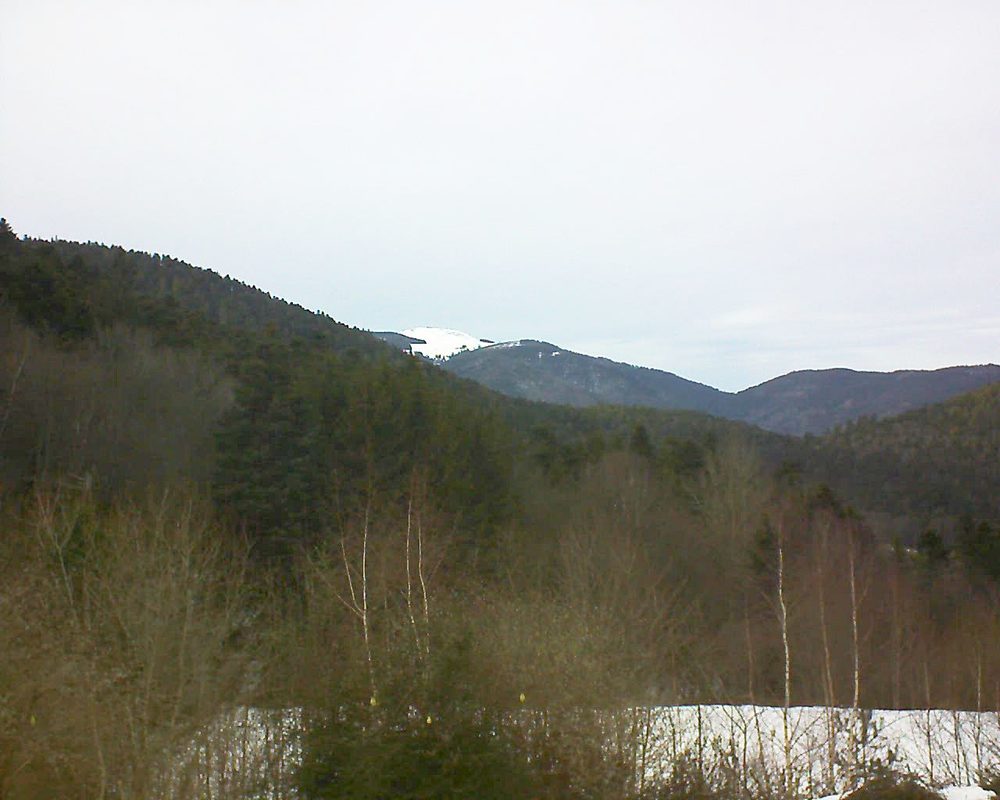 Le petit ballon vu depuis le Domaine Langmatt à Murbach le 08.02.2019 à 16:00 Le petit ballon (Alsace, Vosges) le 08.02.2019 à 16:00