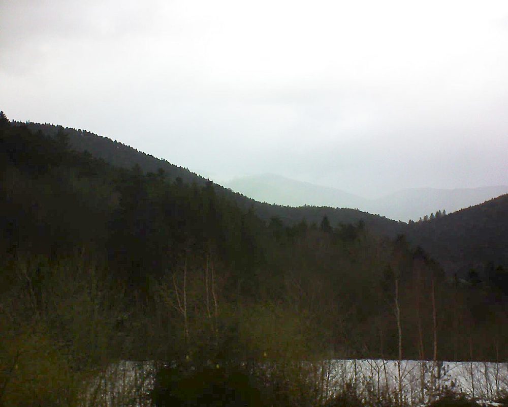 Le petit ballon vu depuis le Domaine Langmatt à Murbach le 09.02.2019 à 10:30 Le petit ballon (Alsace, Vosges) le 09.02.2019 à 10:30