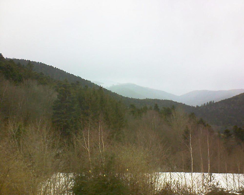 Le petit ballon vu depuis le Domaine Langmatt à Murbach le 09.02.2019 à 11:45 Le petit ballon (Alsace, Vosges) le 09.02.2019 à 11:45