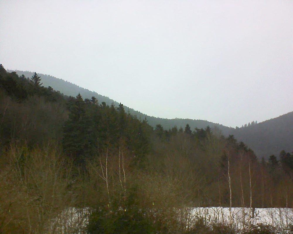 Le petit ballon vu depuis le Domaine Langmatt à Murbach le 11.02.2019 à 14:15 Le petit ballon (Alsace, Vosges) le 11.02.2019 à 14:15